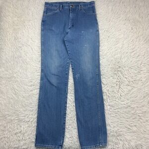 Wrangler Jeans Mens 33x34 Blue Pants Cowboy 936 Western Rodeo Denim Tag‎ 33x36